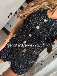 Tweed Belted Waistcoat Co-Ord