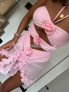 Baby Pink Rose Swimsuit