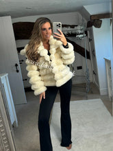 Load image into Gallery viewer, Luxury Ivory Cream Faux Coat (CLEARANCE)
