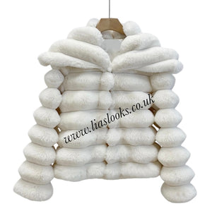 Luxury Ivory Cream Faux Coat (CLEARANCE)