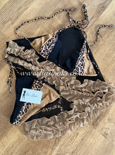Load image into Gallery viewer, Honey/Leopard/Black Bikini (CLEARANCE)

