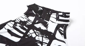 Black/White Print Dress