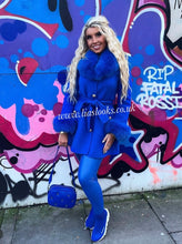 Load image into Gallery viewer, Royal Blue Wool &amp; Cashmere Coat
