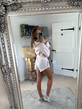 Load image into Gallery viewer, Pink Hoodie Short Set (PREMIUM COLLECTION)
