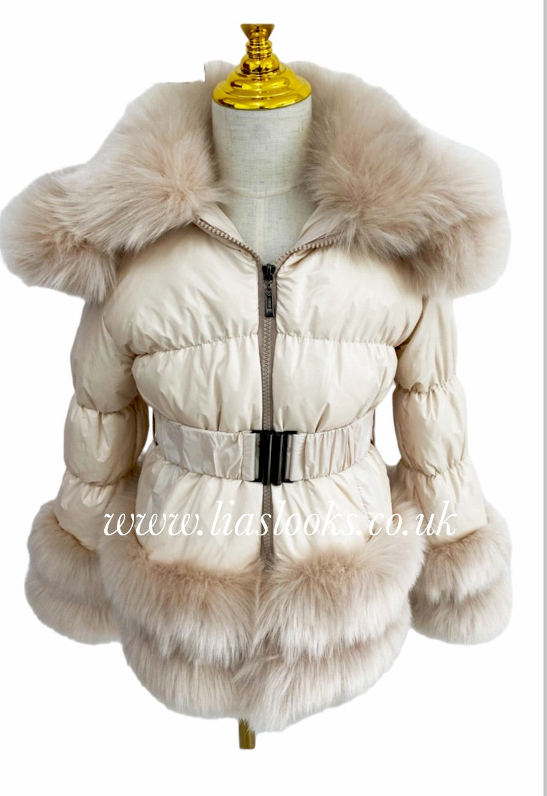 Farrow roma faux hot sale shearling coat