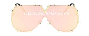 Pink Oversized Sunglasses