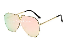 Load image into Gallery viewer, Pink Oversized Sunglasses
