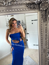 Load image into Gallery viewer, Royal Blue Rose Skirt Set (CLEARANCE)
