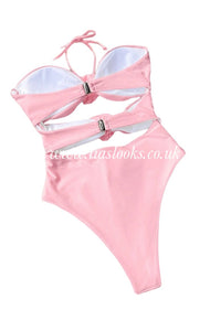 Baby Pink Rose Swimsuit