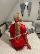 Load image into Gallery viewer, Red Satin Pj’s and Headband (CLEARANCE)
