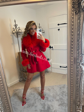 Load image into Gallery viewer, Ruby Red Wool &amp; Cashmere Coat
