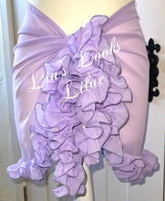 Load image into Gallery viewer, Frilly Ruffle Lilac Sarong
