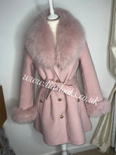 Load image into Gallery viewer, Baby Pink Wool &amp; Cashmere Coat (CLEARANCE)
