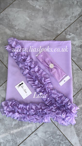 Frilly Ruffle Lilac Sarong